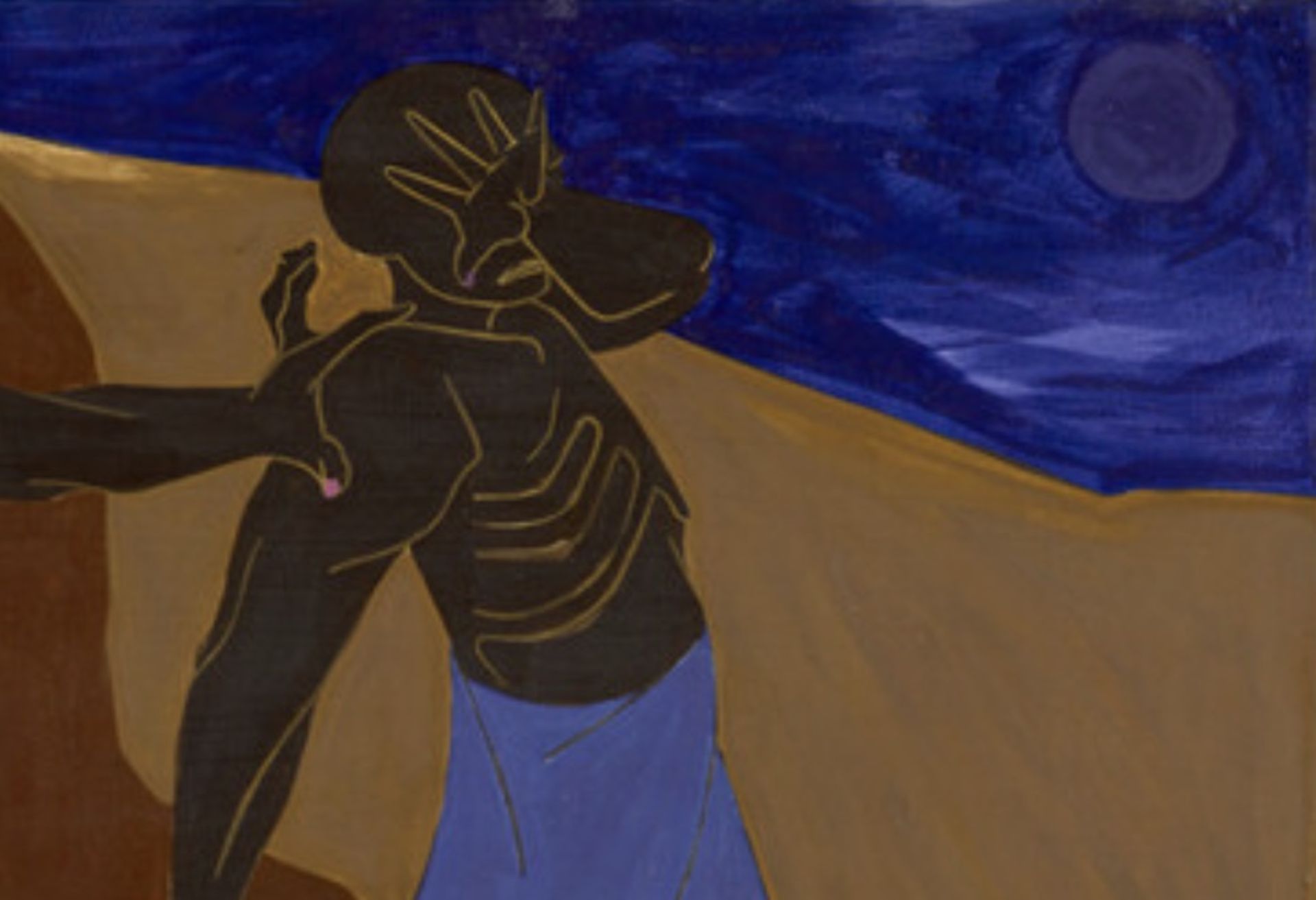 Jacob Lawrence "Forward, 1967" Offset Lithograph - Image 4 of 5