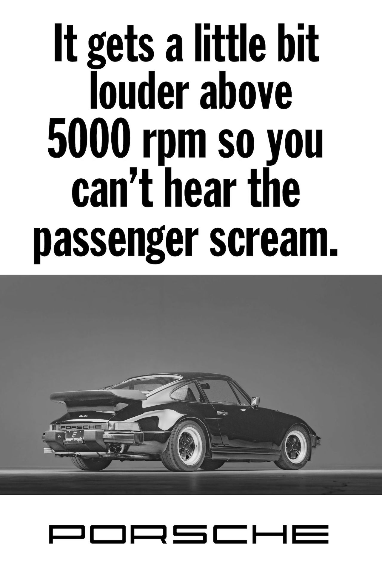 Porsche 911 Advertisement