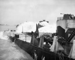 World War II "D-Day, 1944, HMS Centurion" Photo Print