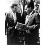 John F. Kennedy with Richard Nixon Photo Print
