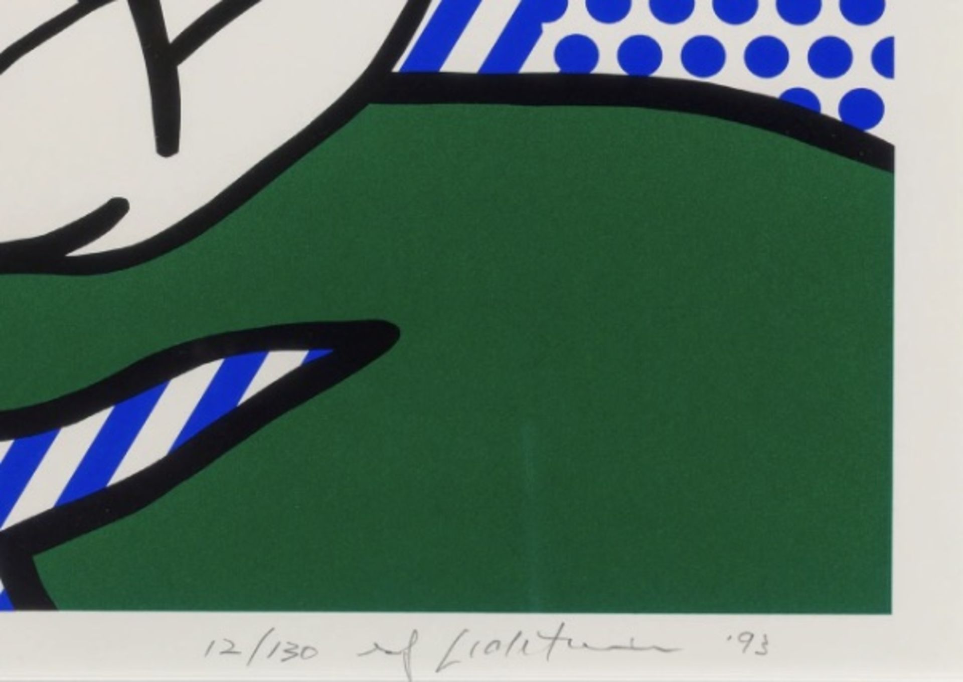 Roy Lichtenstein "Water Lily, 1993" Plate Signed Offset Lithograph - Image 2 of 5