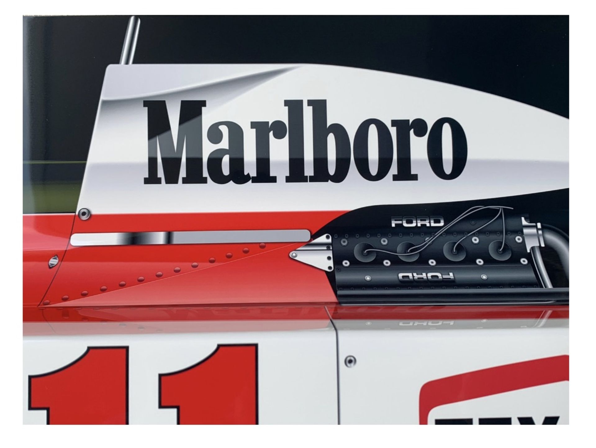 James Hunt 1976 F1 Aluminum Wall Garage Display - Image 7 of 7