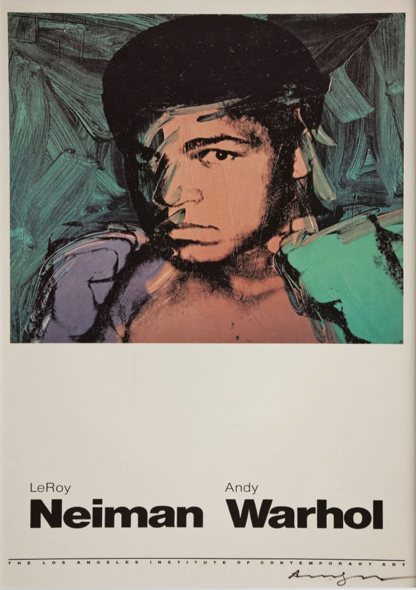 Andy Warhol "Muhammad Ali" Poster