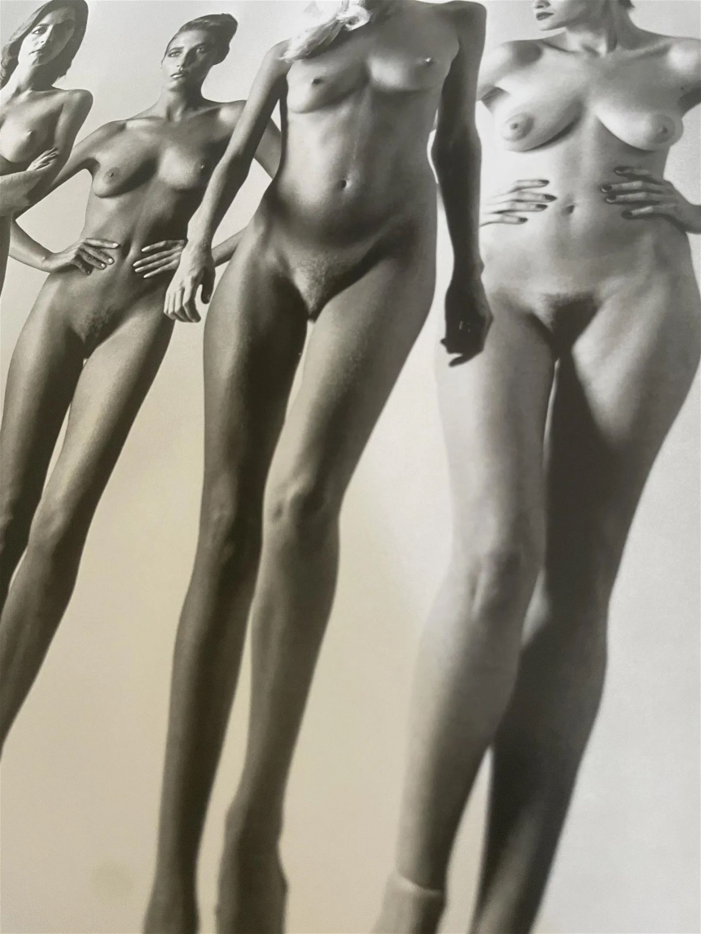 Helmut Newton "Sie Kommen, Naked, French Vogue, Paris, 1981" Print - Image 6 of 6