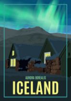 Iceland Travel Poster