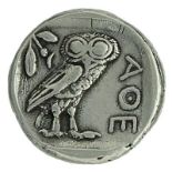 Athens Athena Owl Tetradrachm 500BC Coin