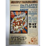 Andy Warhol The Plastic Inevitable Show Poster