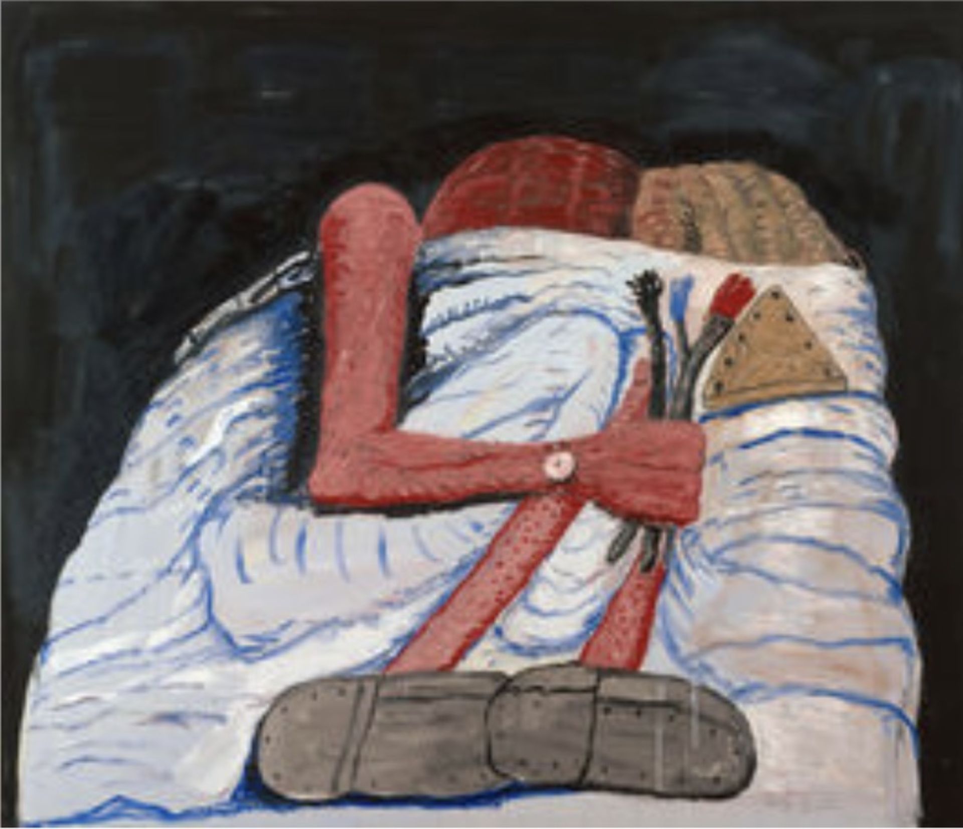 Philip Guston "Couple in Bed, 1977" Offset Lithograph