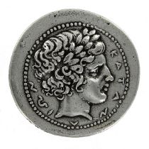 Katane, Sicily, Tetradrachm 413 BC Coin