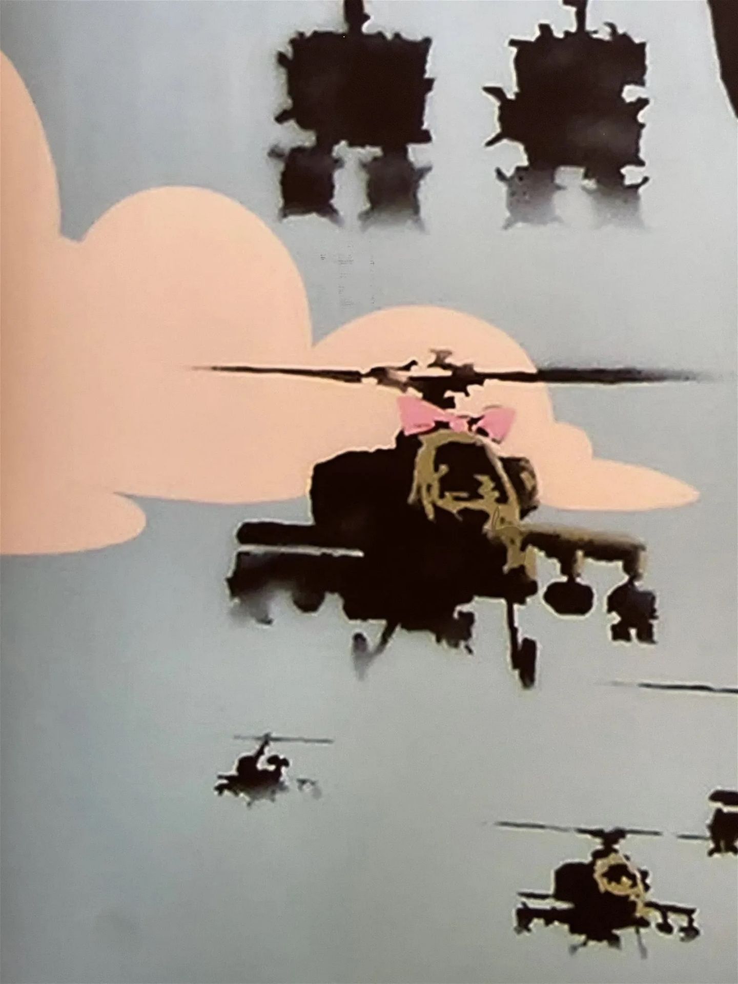 Banksy "Helicopter" Offset Lithograph - Bild 4 aus 8