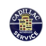Cadillac Authorized Service Sign Aluminum Sign