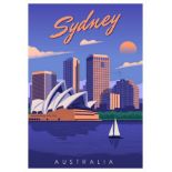Sydney, Australia Travel Poster