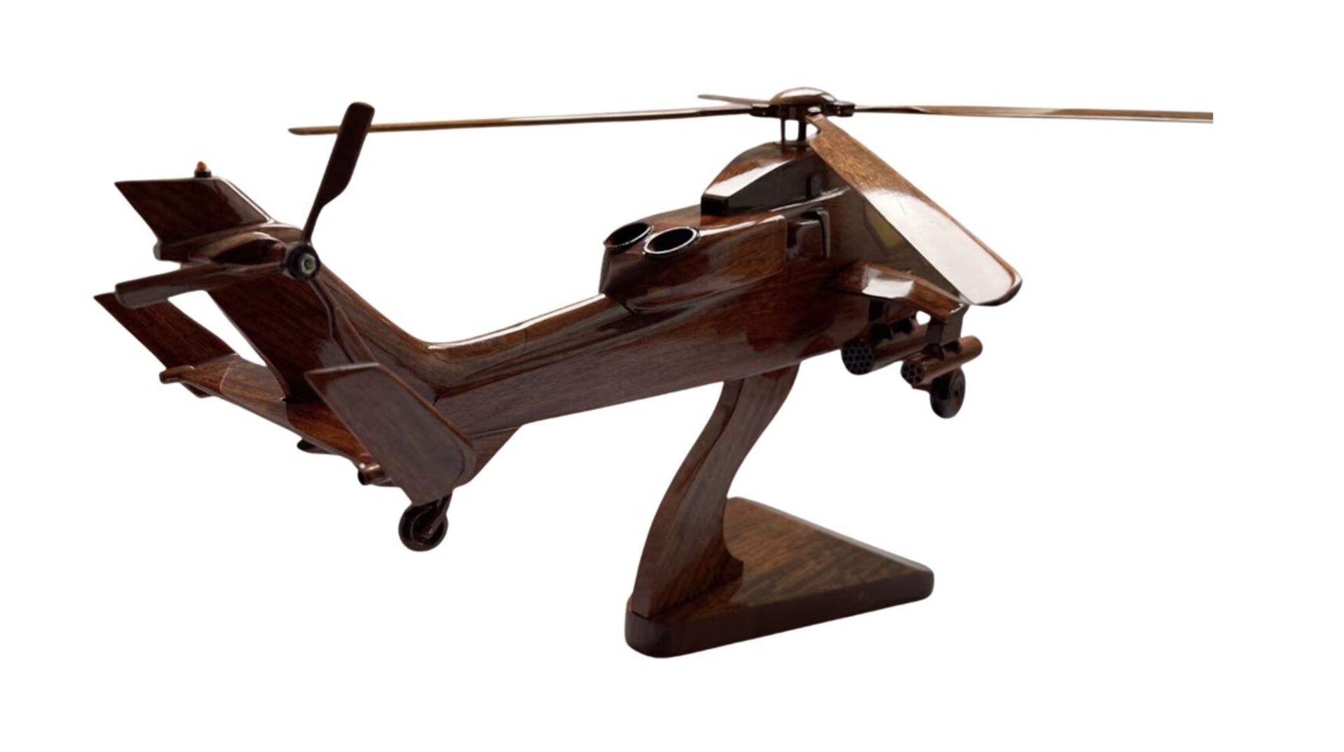 Eurocopter / Airbus Tiger Wooden Scale Desk Display Model - Image 5 of 7