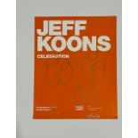 Jeff Koons " Flowers" Marker on Paper