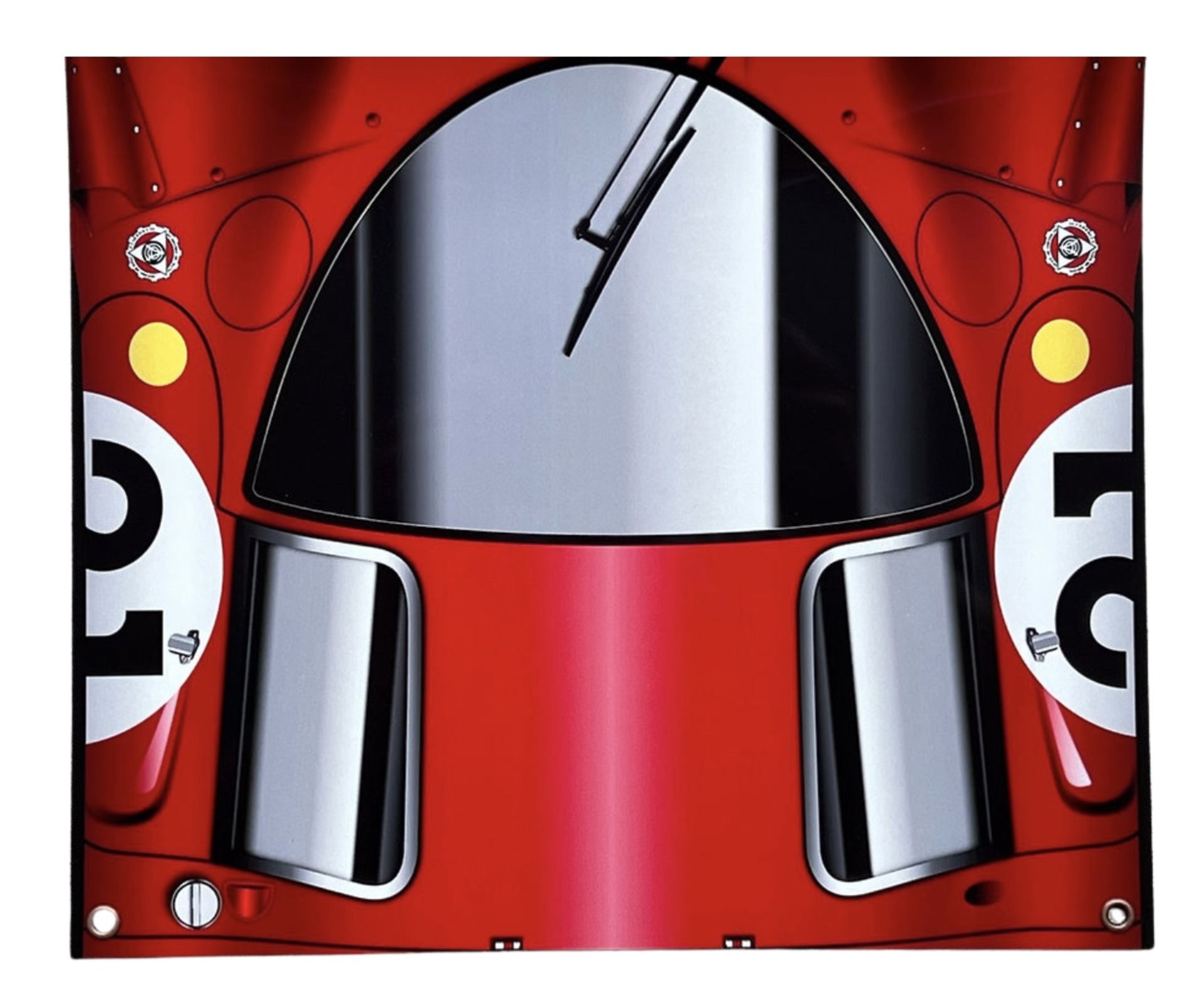 Ferrari 330 P4 Aluminum Garage Wall Display - Image 8 of 9