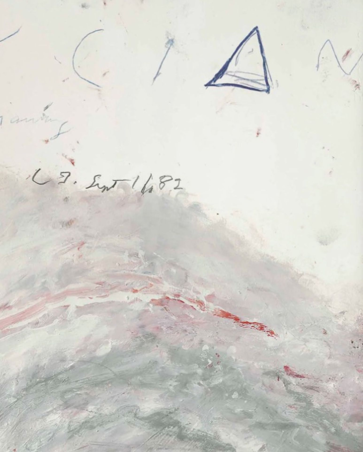 Cy Twombly "Untitled" Offset Lithograph - Image 3 of 5