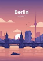 Berlin, Germany Travel Poster