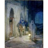 Henry Ossawa Tanner "Flight into Egypt, 1923" Offset Lithograph