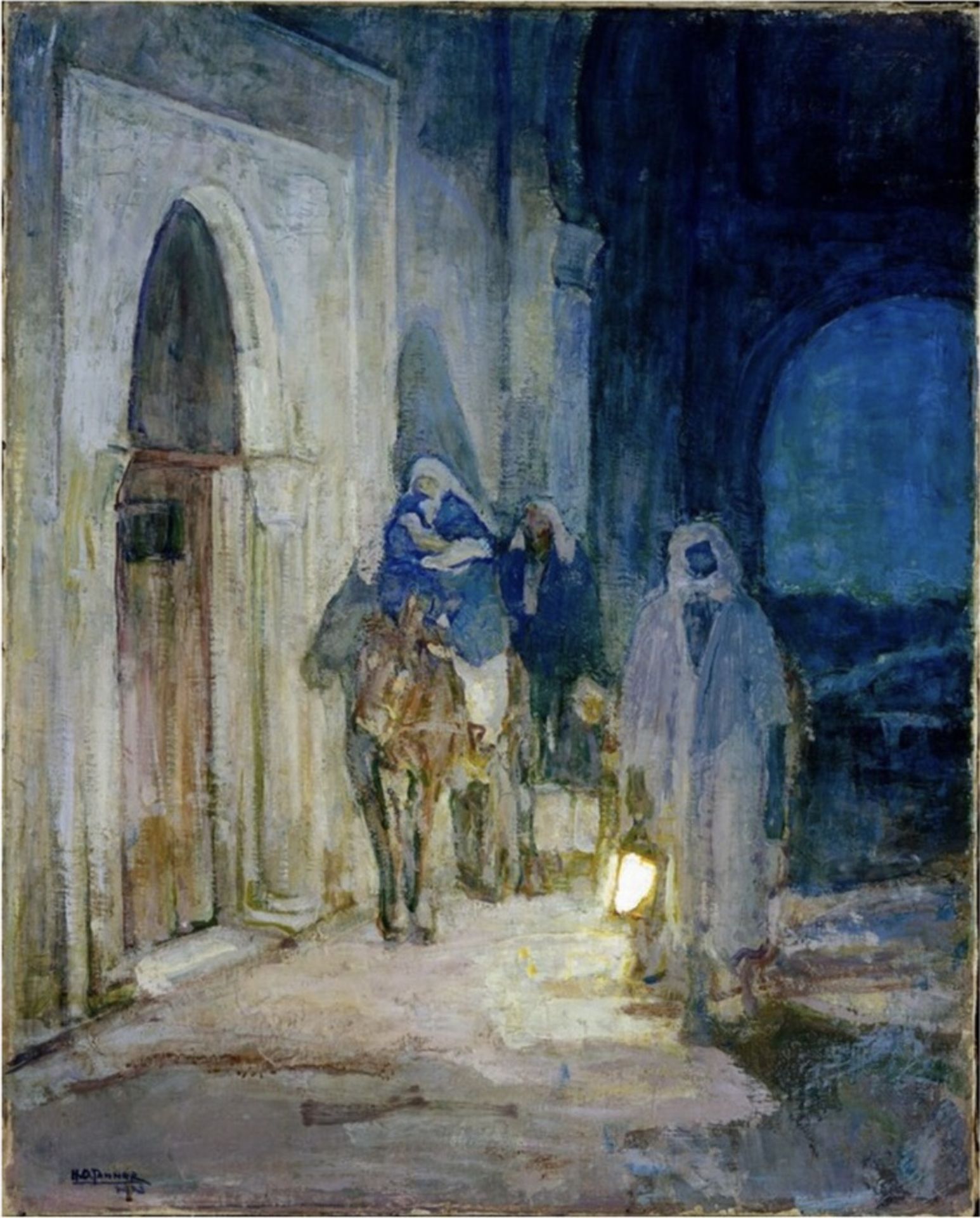 Henry Ossawa Tanner "Flight into Egypt, 1923" Offset Lithograph