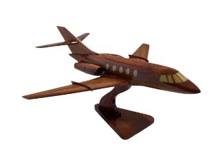Dassault Falcon 200 Wooden Scale Aircraft Display Model