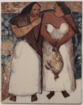 Sargent Johnson (Two African American Women) Tile