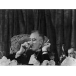 Franklin Roosevelt "Cigarette and Wine" Photo Print