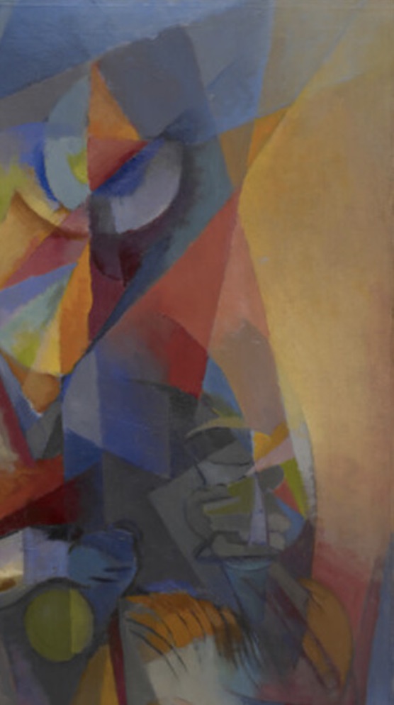 Stanton Macdonald Wright "Au Cafe, 1918" Print - Image 3 of 5