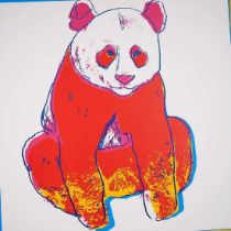 After Andy Warhol Giant Panda Screenprint (w/blindstamp)