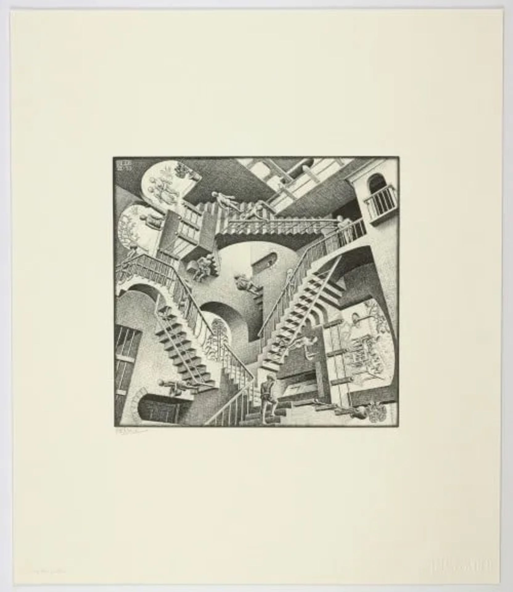 M.C. Escher "Relativity" Etching