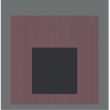 Josef Albers Homage to the Square "Gray, Purple" Offset Lithograph, After