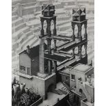 M.C. Escher - Waterfall, Offset Lithograph on Paper