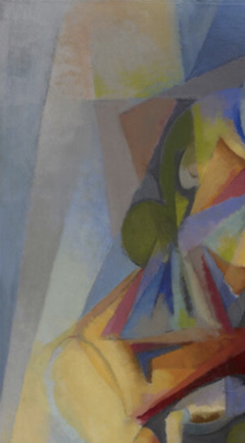 Stanton Macdonald Wright "Au Cafe, 1918" Print - Image 2 of 5