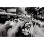 Raghu Rai "Commuters at Church Gate Railway Station, Mumbai, 1995" Photo Print