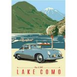 Lake Como, Italy Travel Poster