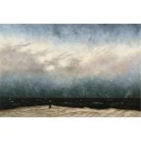 Caspar David Friedrich "The Monk by the Sea, 1808" Oil Painting, After