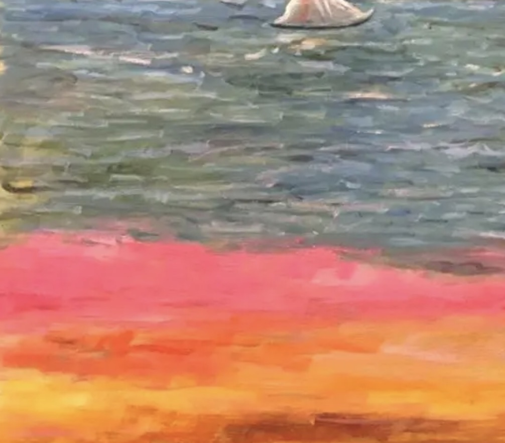Pierre Bonnard "Sailboat at Sunset, 1905" Oil Painting, After - Image 4 of 5