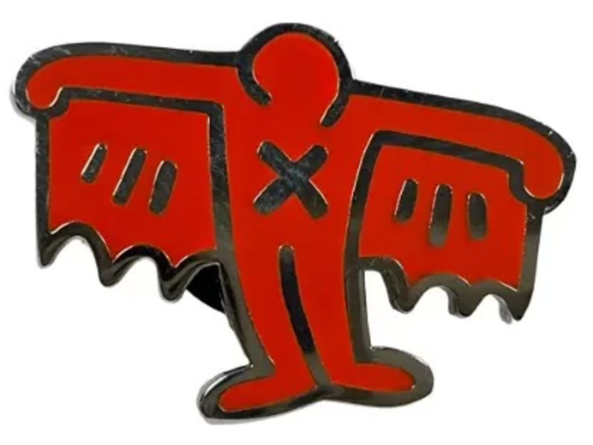 KEITH HARING PIN ENAMEL