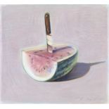Wayne Thiebaud "Watermelon and Knife, 1989" Offset Lithograph