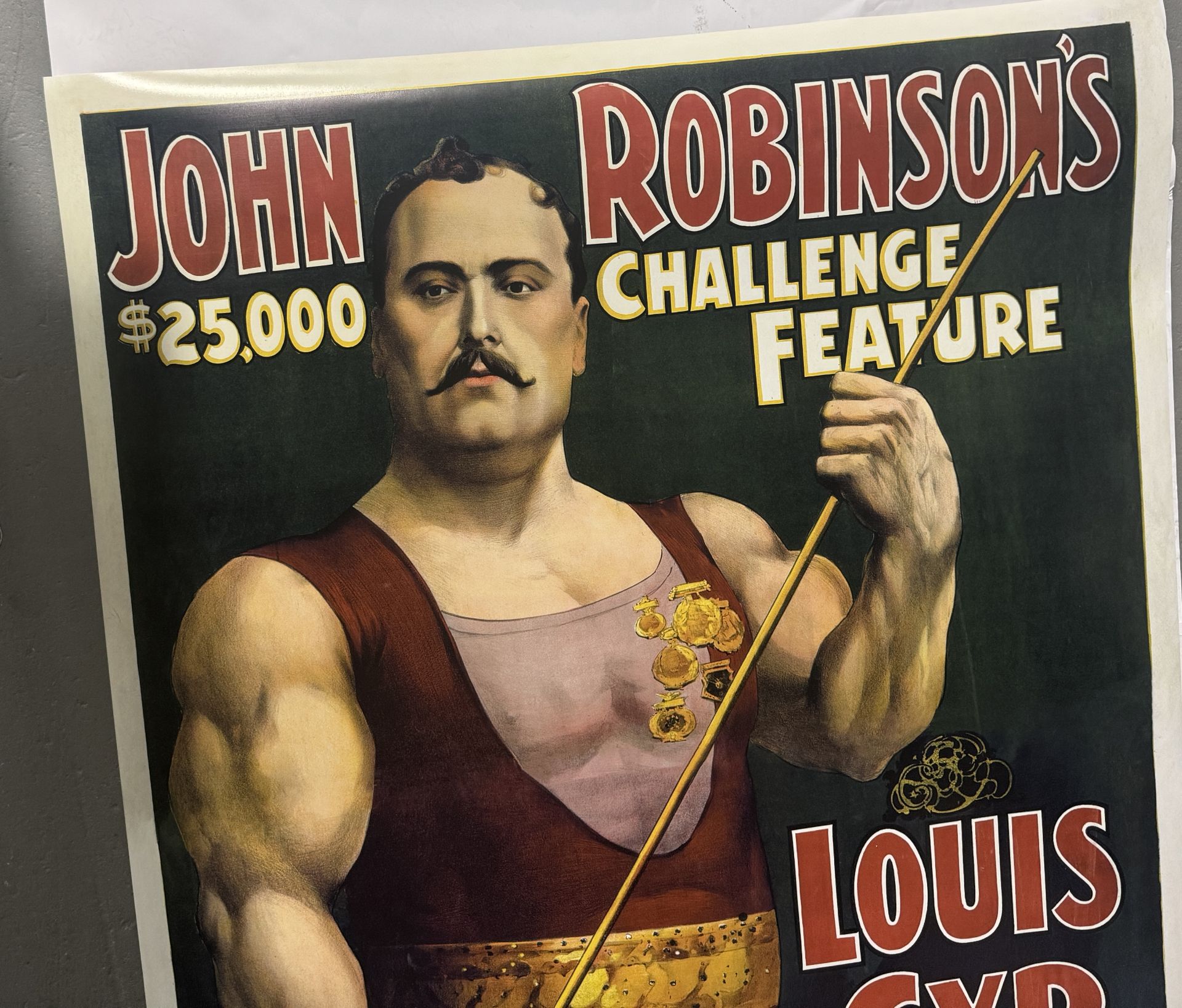 John Robinson Strongest Man On Earth Poster - Bild 4 aus 5