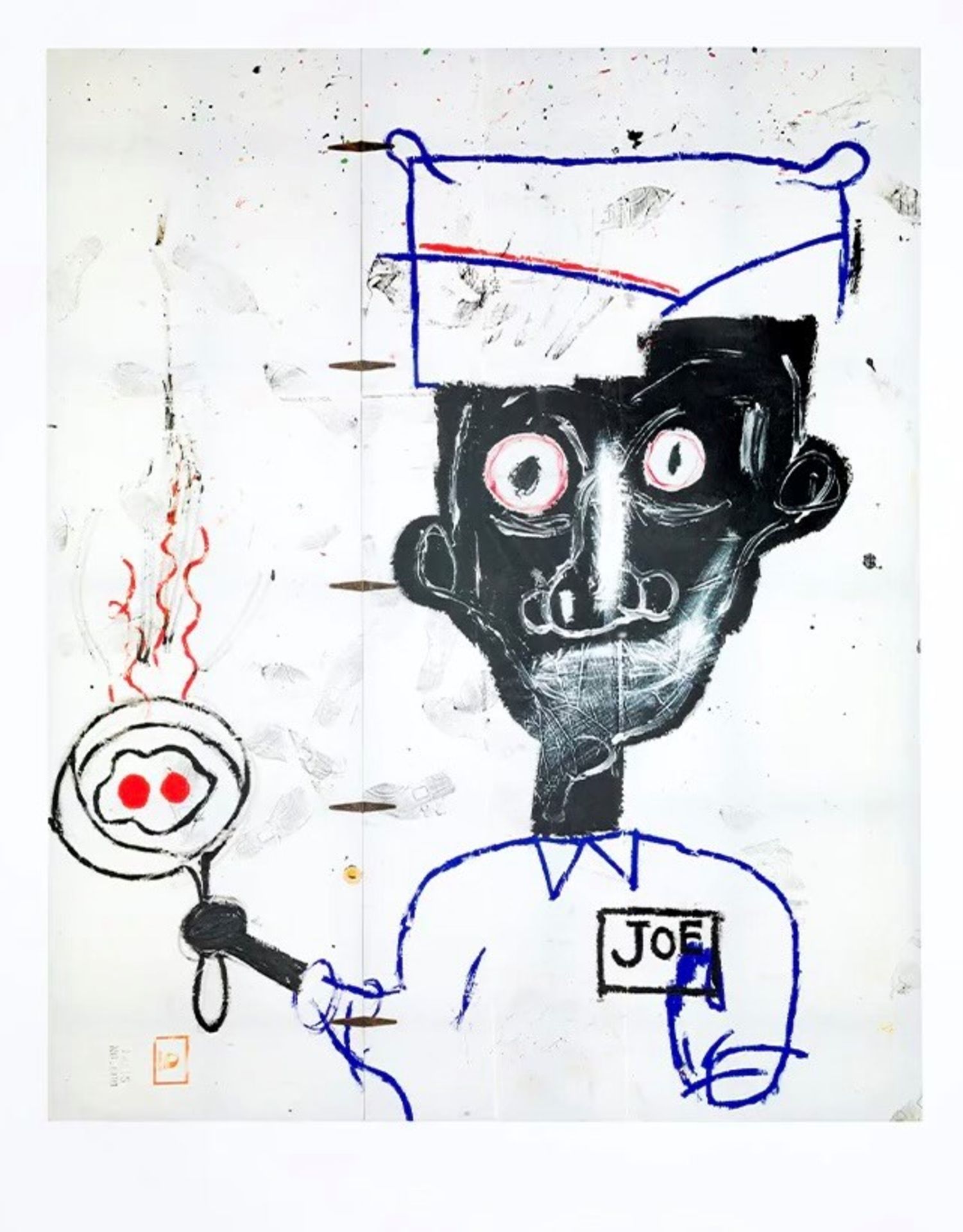 JEAN-MICHEL BASQUIAT Eyes and Eggs, 1983