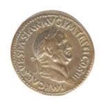 Emperor Vespasian Solid Bronze Medallion Coin