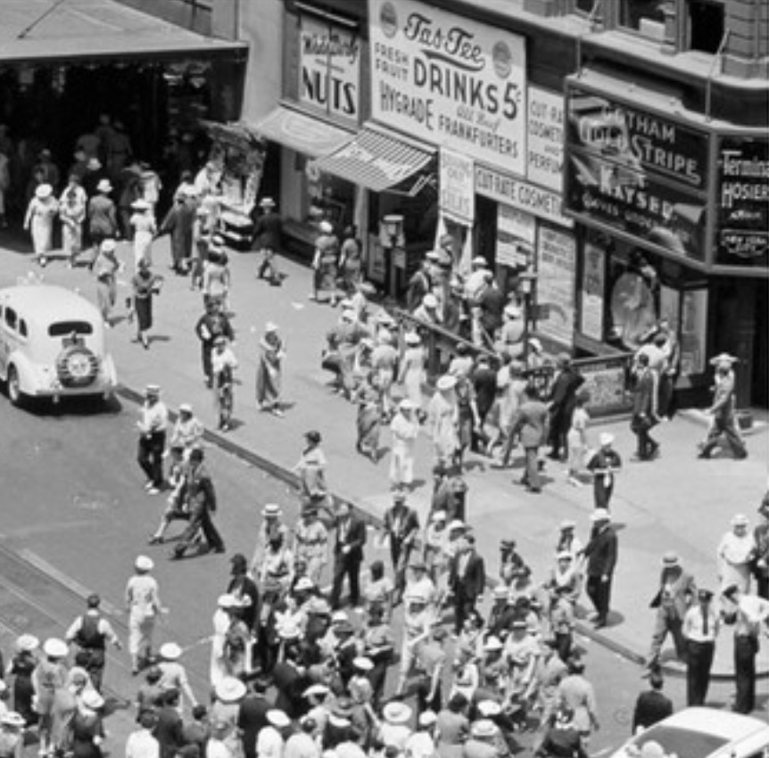 Berence Abbott "Herald Square, 34th and Broadway, Manhattan" Print - Image 3 of 5