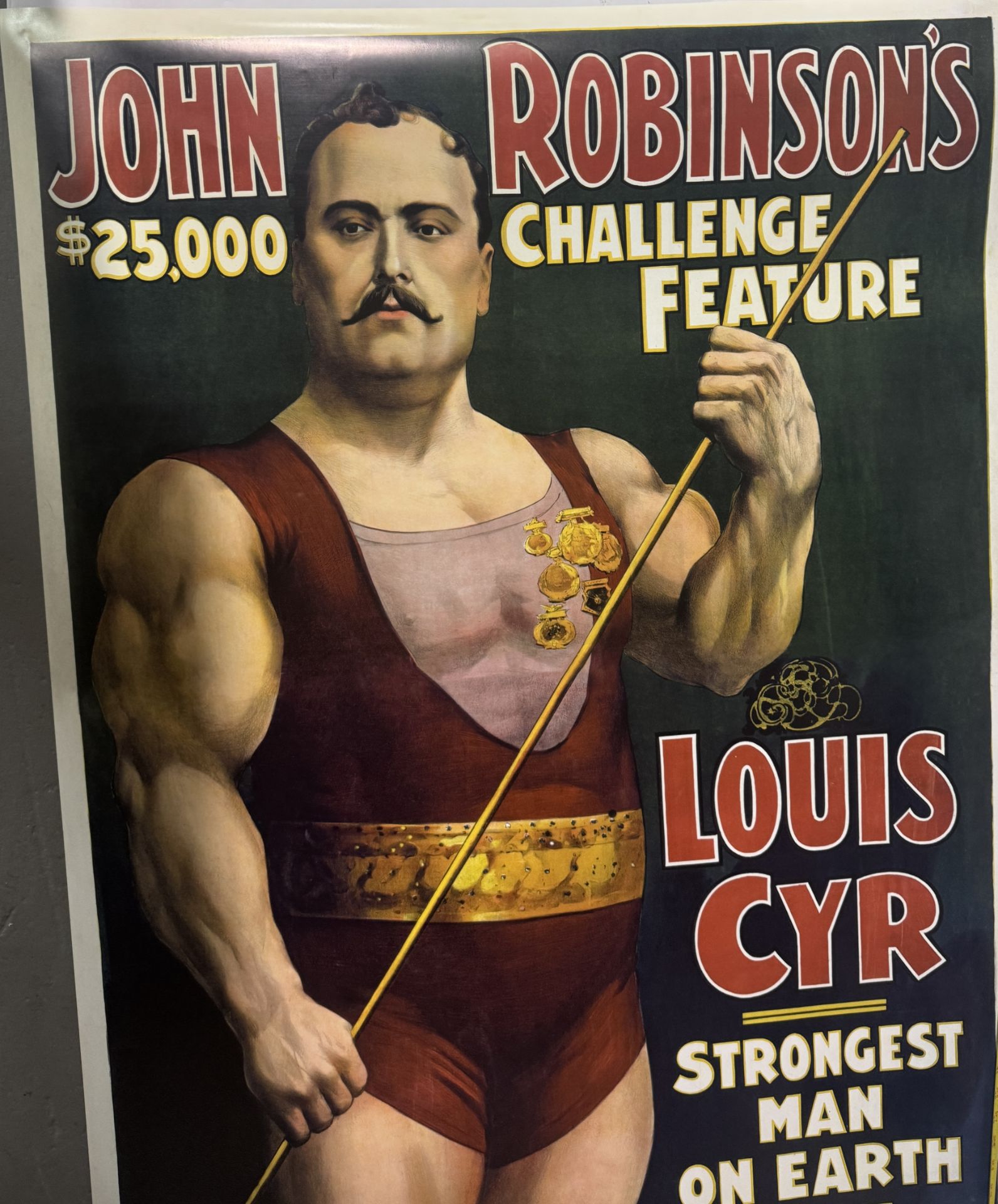 John Robinson Strongest Man On Earth Poster - Bild 5 aus 5