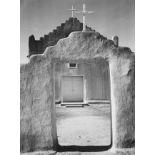 Ansel Adams "Church, Taos Pueblo, 1942" Print