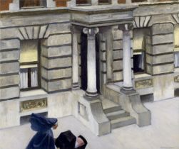 Edward Hopper "New York Pavements, 1925" Offset Lithograph