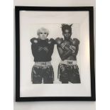 Michael Halsband - Warhol & Basquiat, photograph