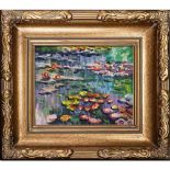 Claude Monet "Water Lilies" Oil Painting, After