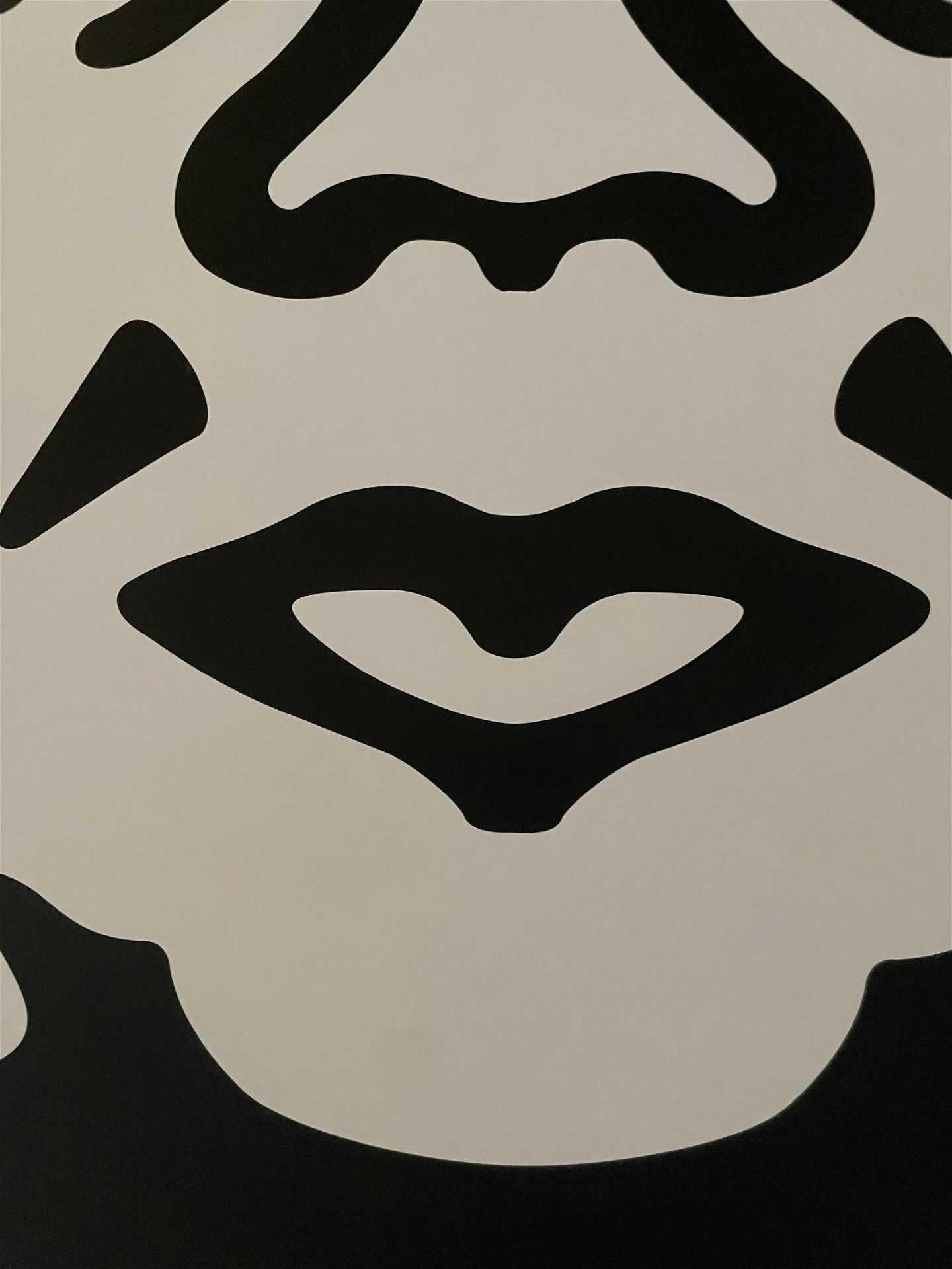 Shepard Fairey Signed "White Face" Offset Lithograph - Bild 3 aus 3