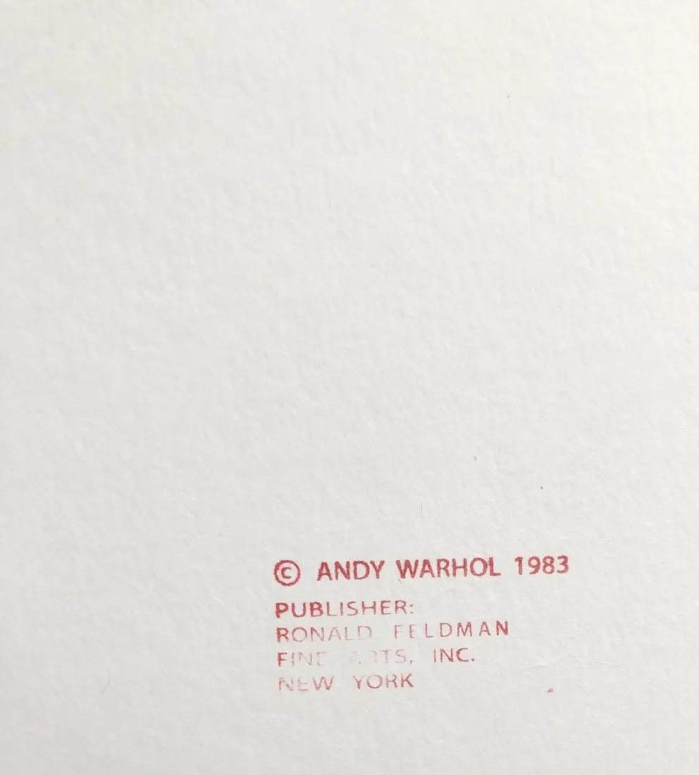 After Andy Warhol san Francisco Silverspot Screenprint - Image 8 of 8
