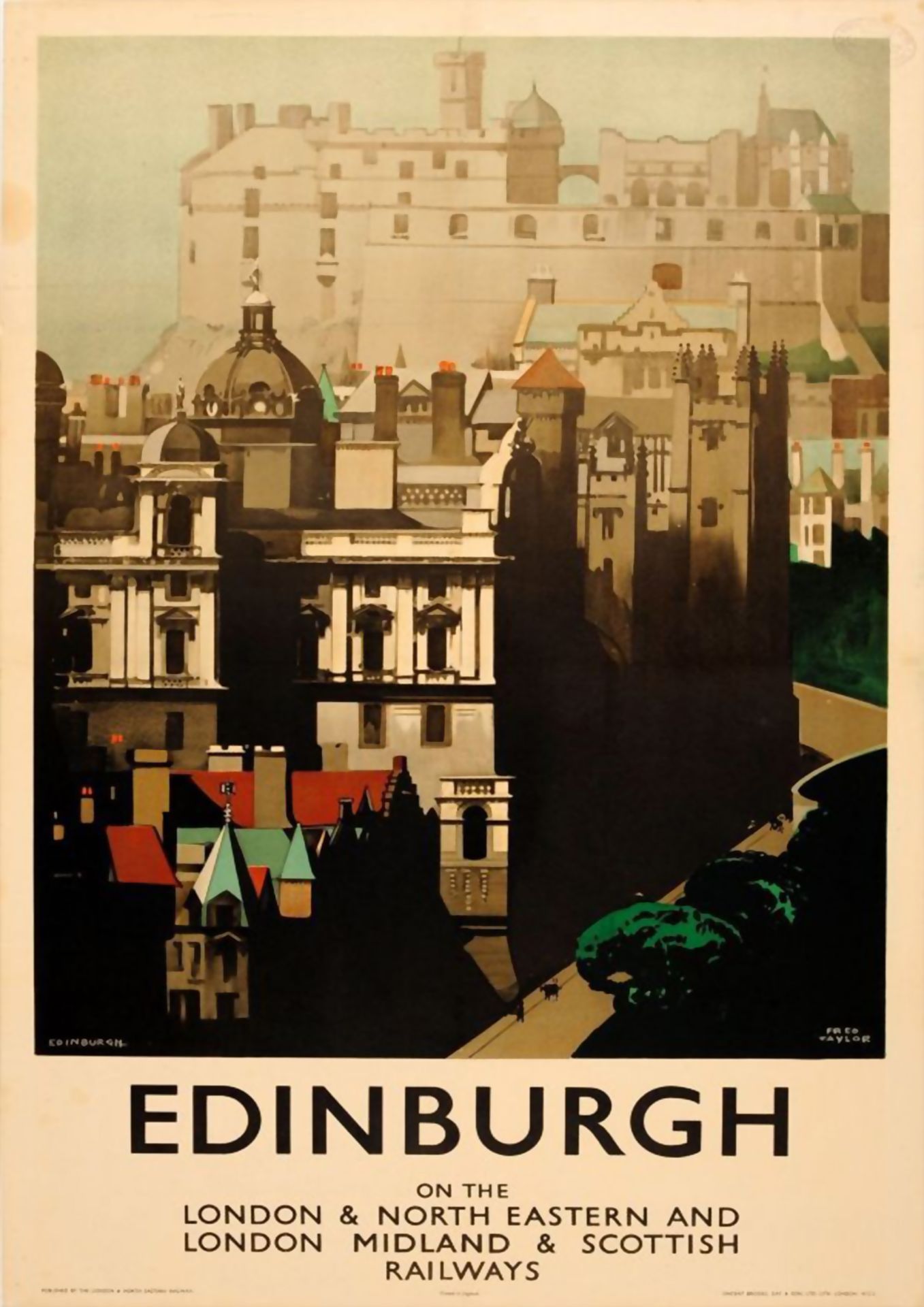 Edinburgh Travel Poster